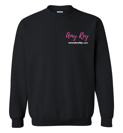 Amy Rey Beauty Front and Back Design Sweatshirt