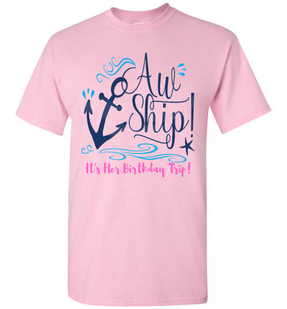 Birthday Cruise Graphic Tee Shirt Top