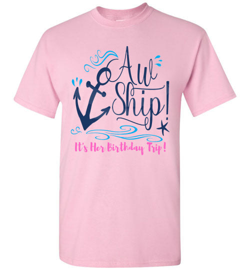 Birthday Trip Cruise Graphic Tee Shirt Top For Youth