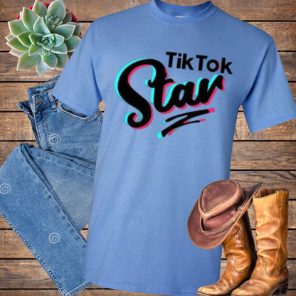 Tik Tok Star Tee Shirt Top