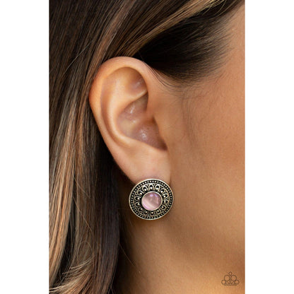 Fine Flora – Pink Earrings