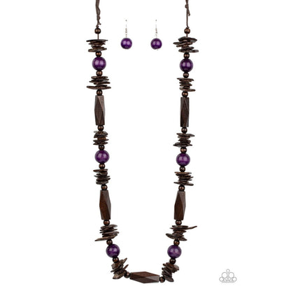 Cozumel Coast - Purple Necklace 047