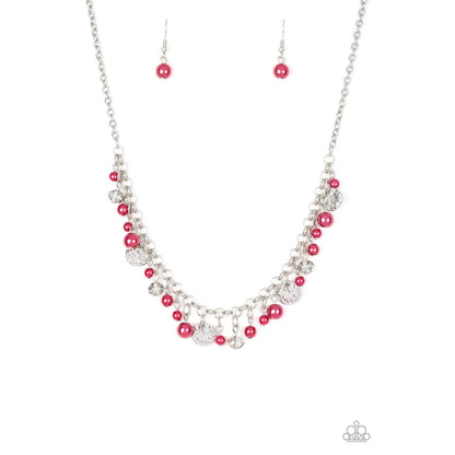Coastal Cache – Red Necklace 1541