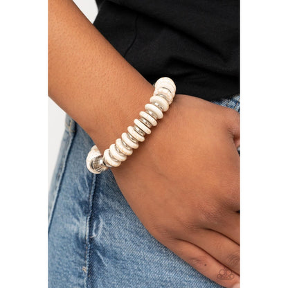Desert Revival Necklace Earring & Eco Experience Bracelet White Set